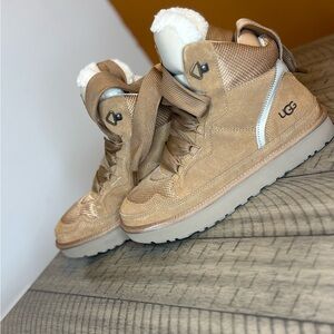 UGG Tan and Cream Winter Boots